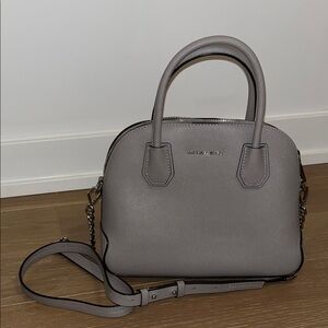 Michael Kors Elegant Gray Satchel